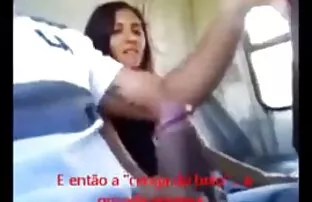 فيديو مجاني هواة في الحافلة