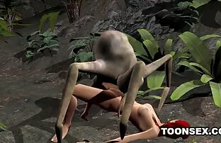 فيديو مجاني 3d أحمر من قبل عنكبوت غريب